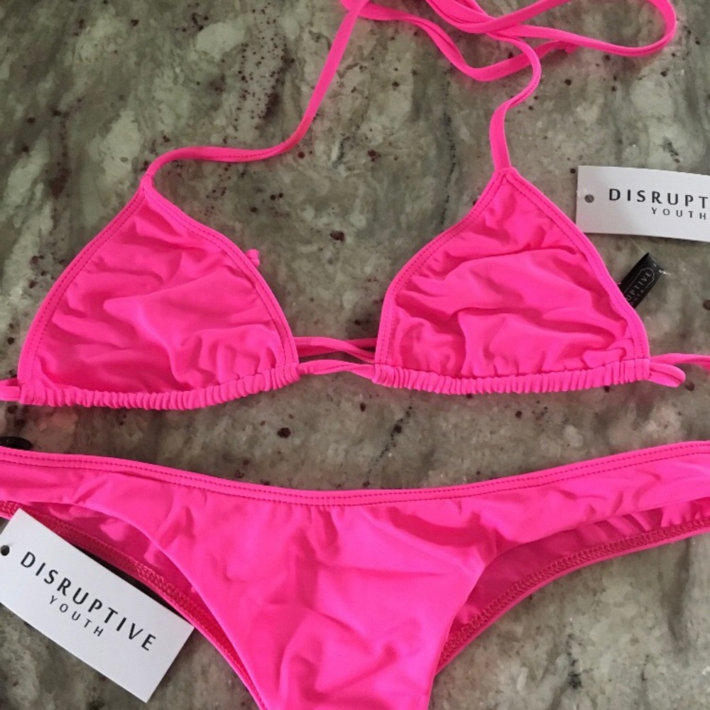 Disruptive Youth Pink bikini